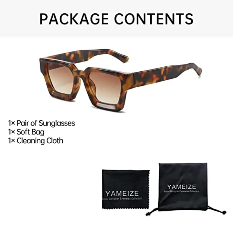 YAMEIZE Occhiali da sole Donna Multicolore 1603665 miniatura 3