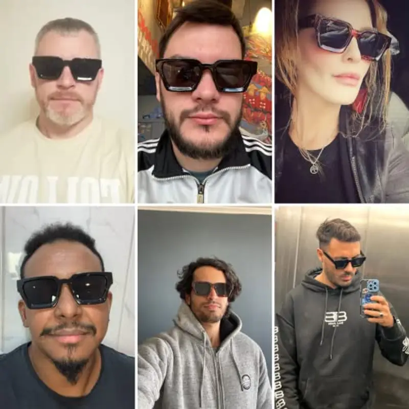 YAMEIZE Occhiali da sole Donna 1603664 miniatura 2