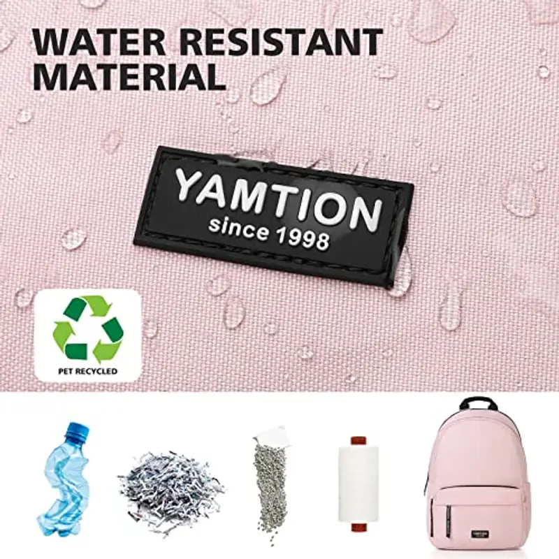 YAMTION Zaino Donna PC per 15.6 Pollici, Zaini Ragazza Scuola Superiore Borsa per Università Viaggi Lavoro Ufficio miniatura 2