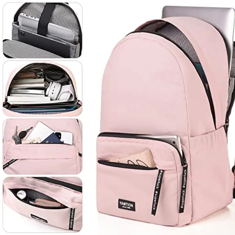 YAMTION Zaino Donna PC per 15.6 Pollici, Zaini Ragazza Scuola Superiore Borsa per Università Viaggi Lavoro Ufficio miniatura 3
