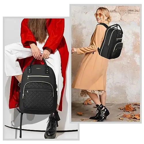 YAMTION Zaino scuola Donna Nero 2594487 miniatura 2