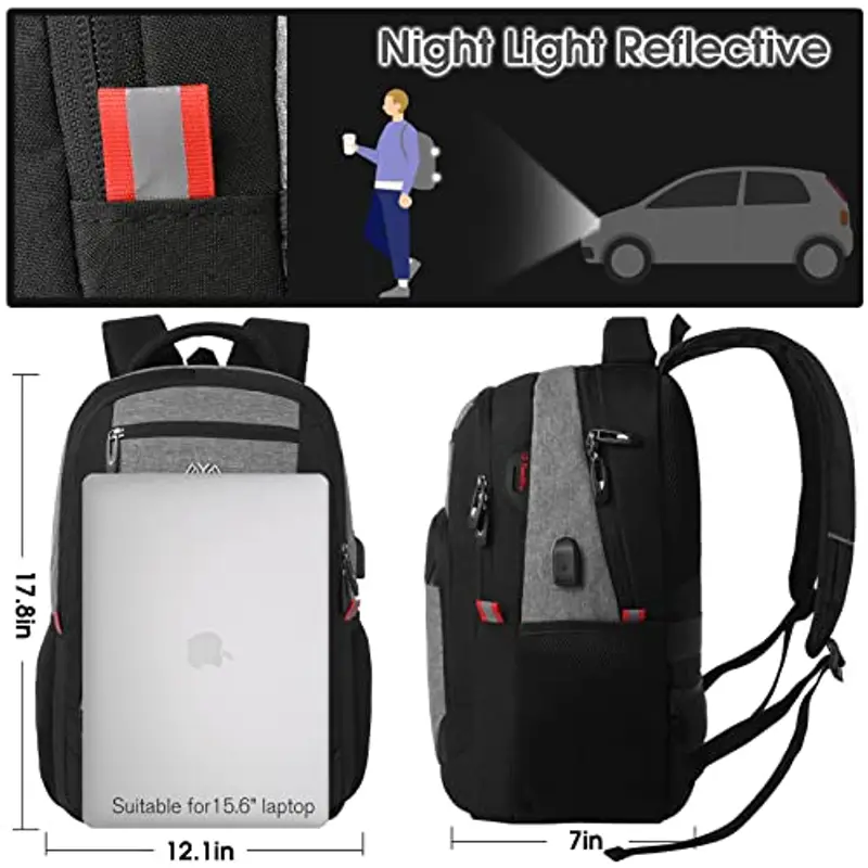 YAMTION Zaino scuola Uomo 1600931 miniatura 2