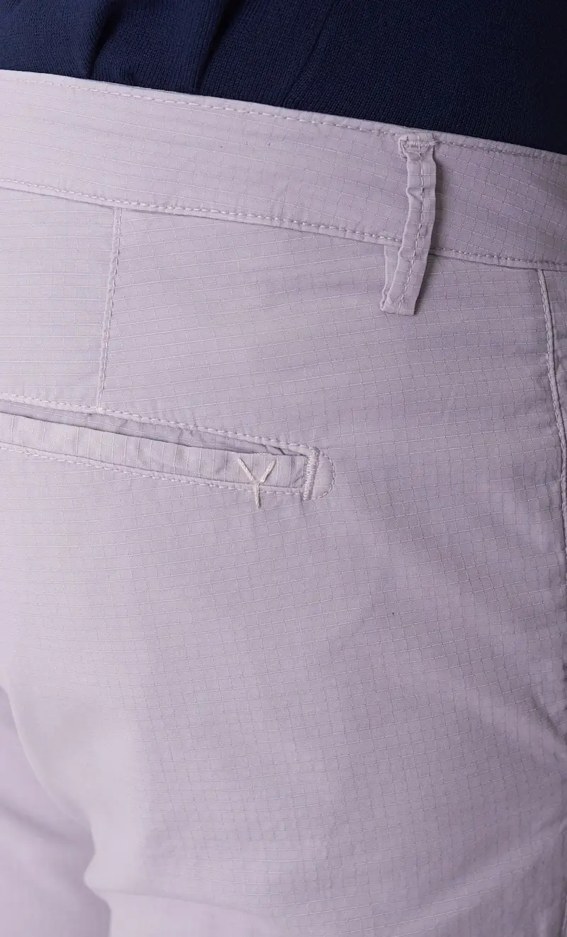 Pantalone a quadretti yan simmon story stretch, colore grigio miniatura 2