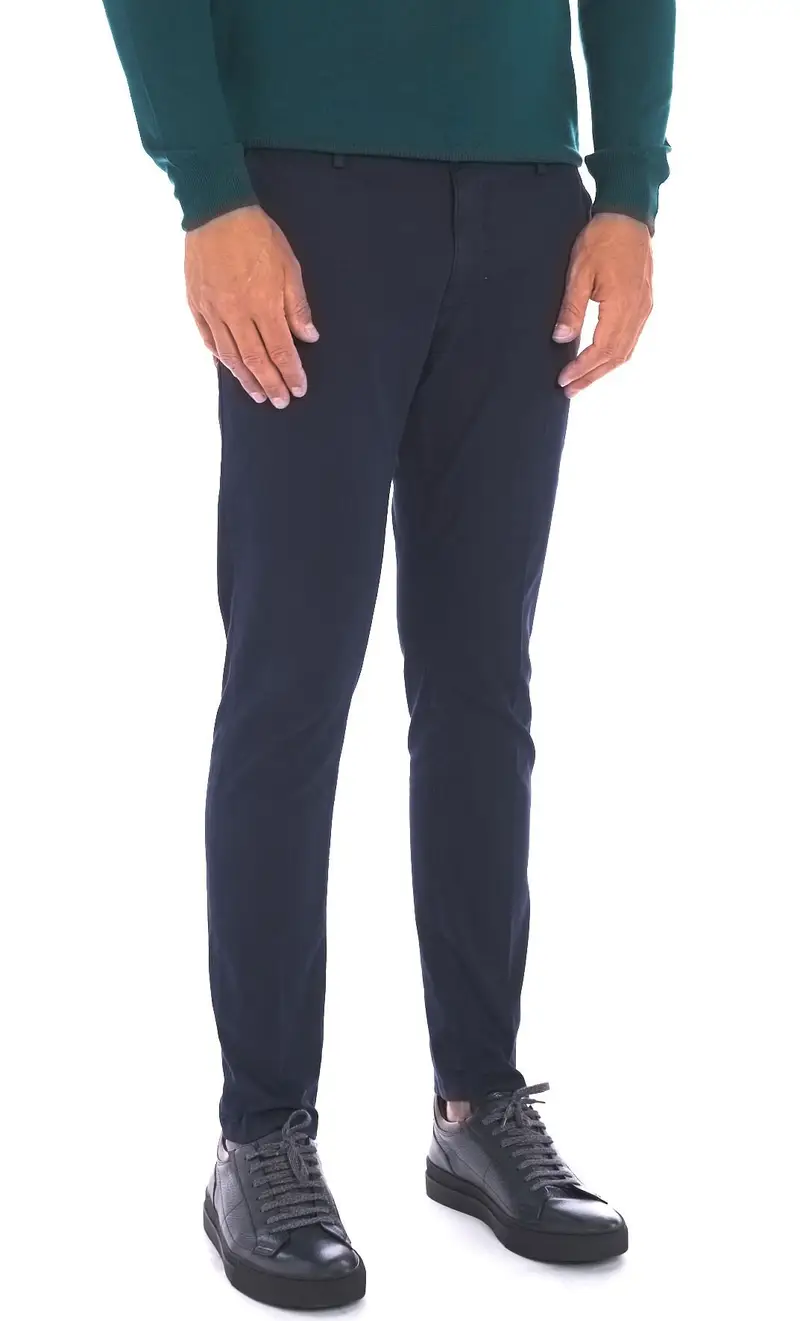 Pantalone chino yan simmon story armaturato, colore blu