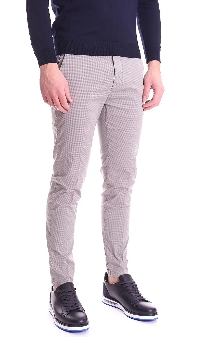 Pantalone yan simmon a fantasia tasche america modello story, colore grigio