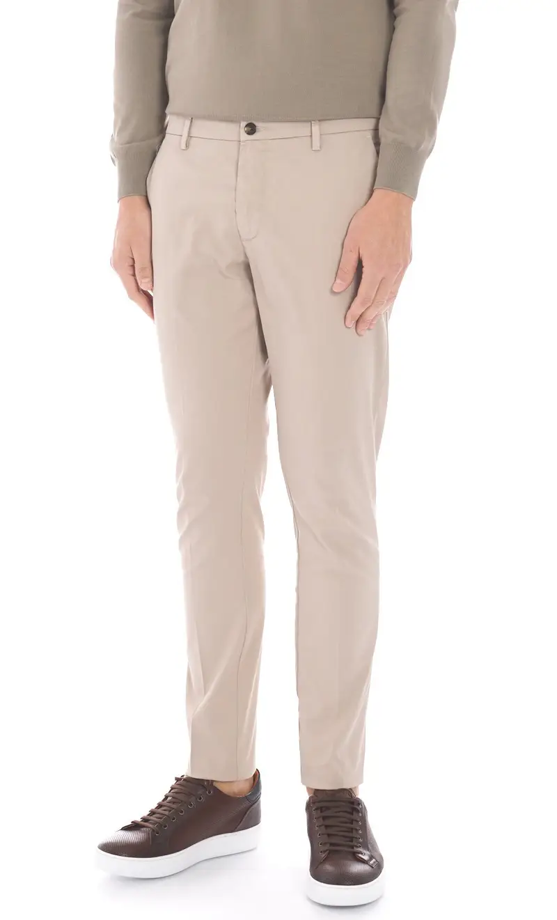 Pantalone yan simmon leggero cannetté - man, colore beige