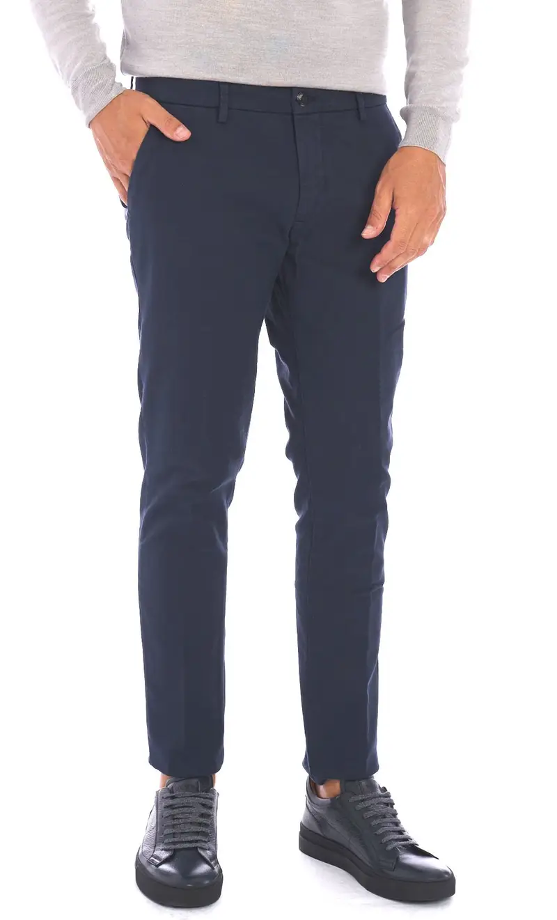 Pantalone yan simmon man operato, colore blu