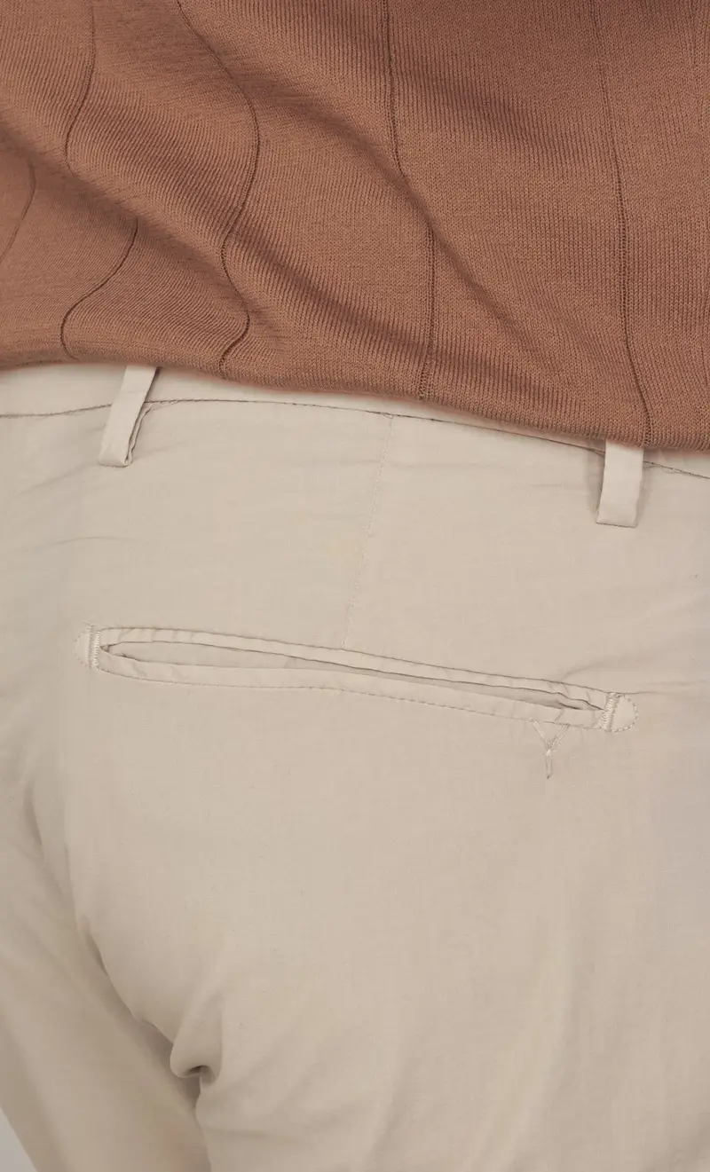 Pantalone yan simmon man stretch super leggero, colore beige miniatura 2