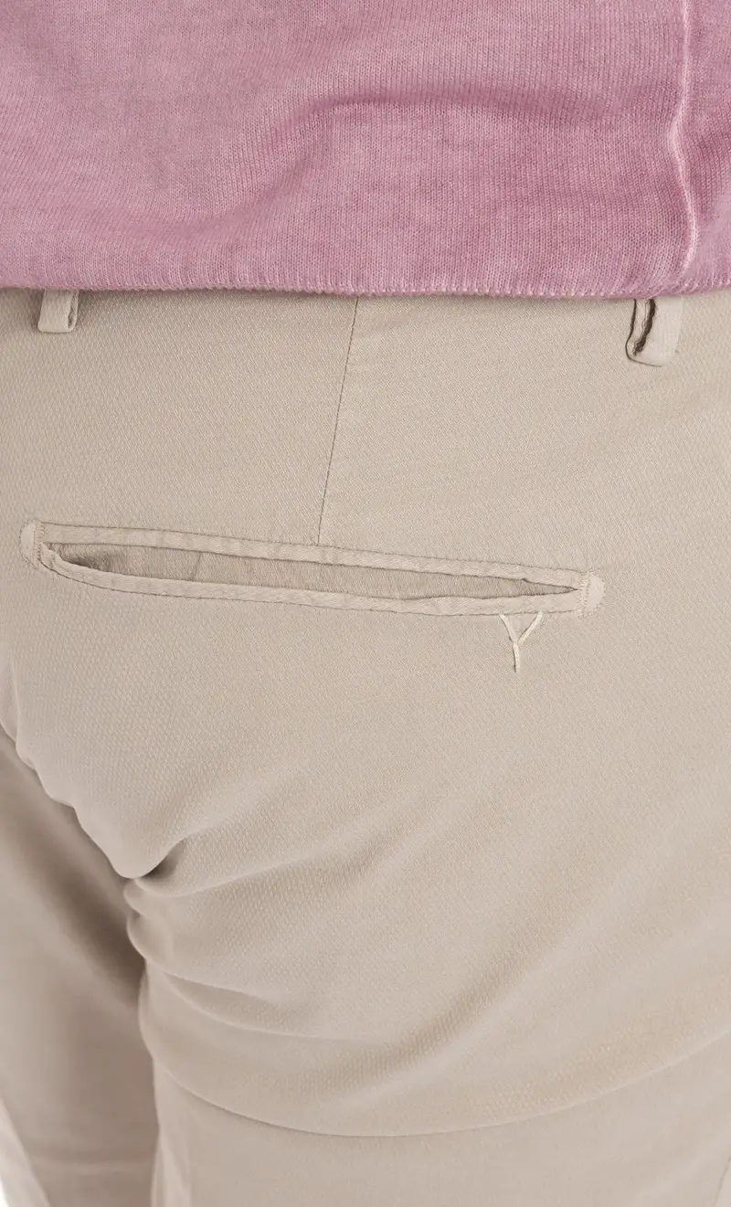 Pantalone yan simmon operato elasticizzato - man, colore beige miniatura 2