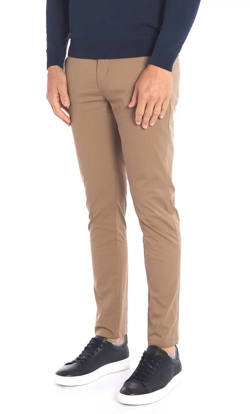 Pantalone yan simmon super leggero man, colore biscotto