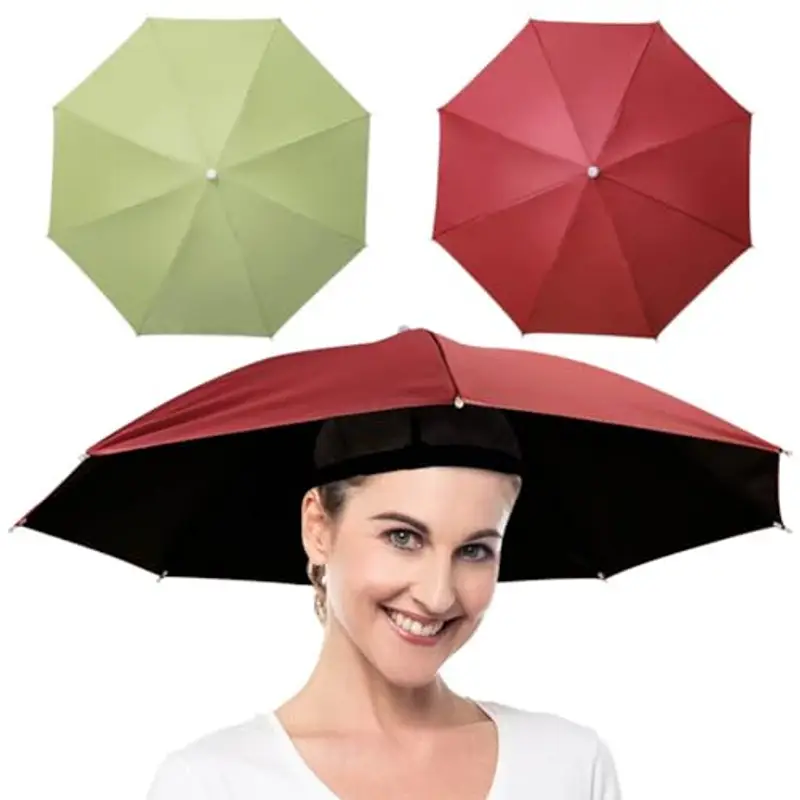 Yangshine 2 cappellini con fascia elastica, per pesca all'aperto, pieghevoli, Colore #8, 69 cm