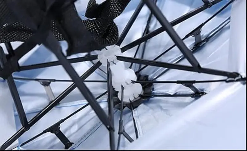 Yangshine 2 cappellini con fascia elastica, per pesca all'aperto, pieghevoli, Colore #8, 69 cm miniatura 3