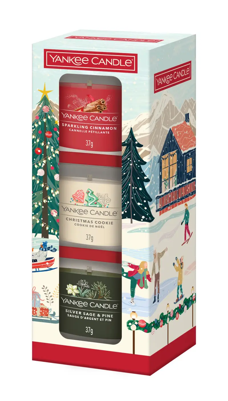 Filled Votive Candles Confezione Regalo Candele Votive - CHRISTMAS CLASSICS SET x 37g - - Candele profumate miniatura 2