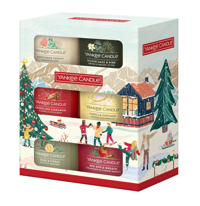 Filled Votive Candles Confezione Regalo Candele Votive x 37g - - Candele profumate miniatura 2