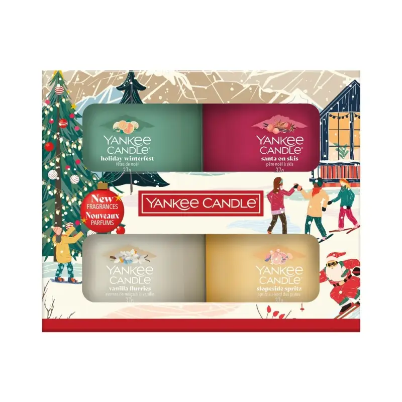 Filled Votive Candles Confezione Regalo Candele Votive x 37g - - Candele profumate