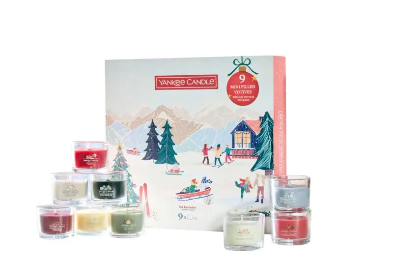 Filled Votive Candles Confezione Regalo Libro Candele Votive x 37g - - Candele profumate miniatura 2