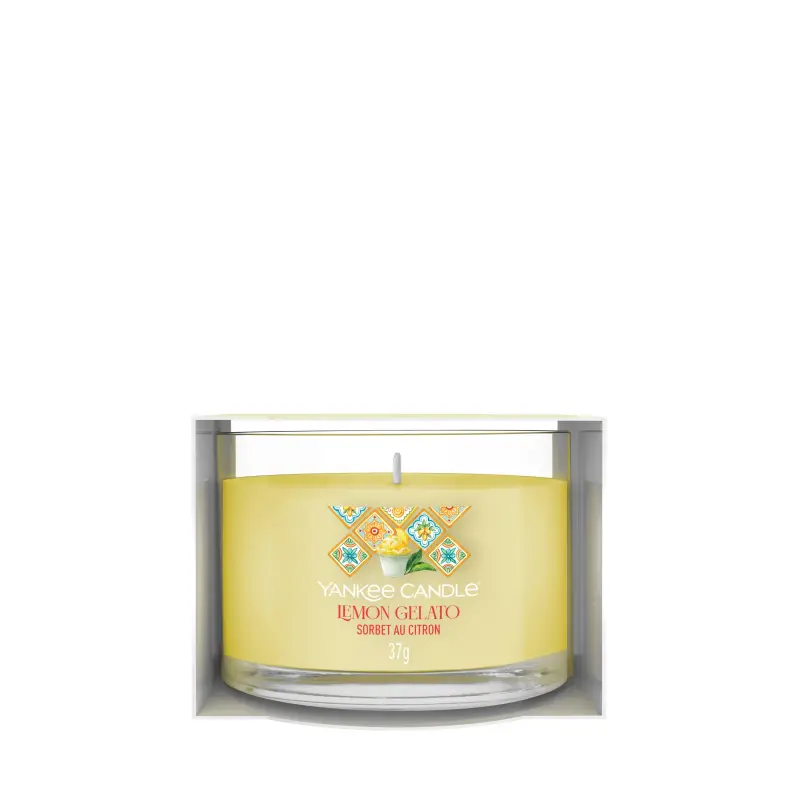Filled Votive Candles Lemon Gelato 37g - - Candele profumate