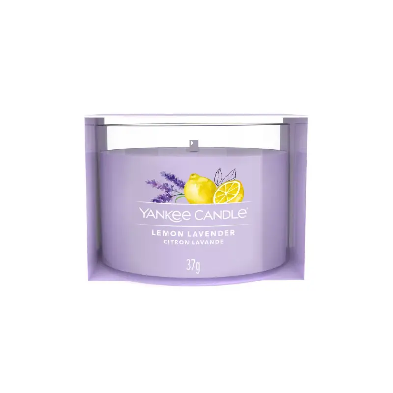 Filled Votive Candles Lemon Lavender - - Candele profumate