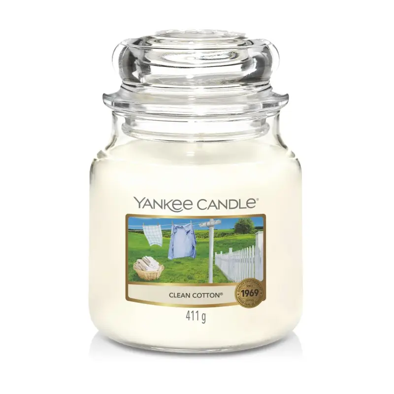 Jar Candles Clean Cotton - MEDIUM - Candele profumate