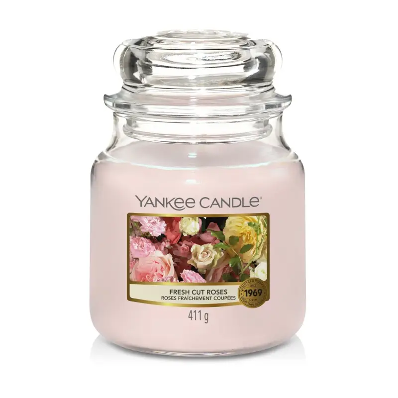 Jar Candles Fresh Cut Roses - MEDIUM - Candele profumate