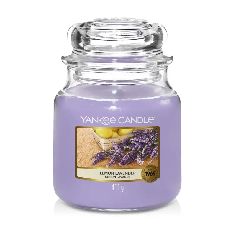 Jar Candles Lemon Lavender - MEDIUM - Candele profumate