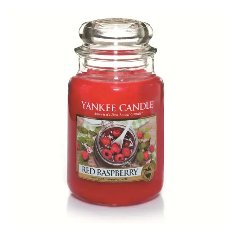 Jar Candles Red Raspberry - LARGE - Candele profumate
