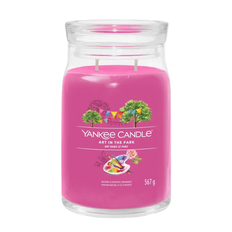 Signature Jar Candles Art In The Park 567g - LARGE - Candele profumate