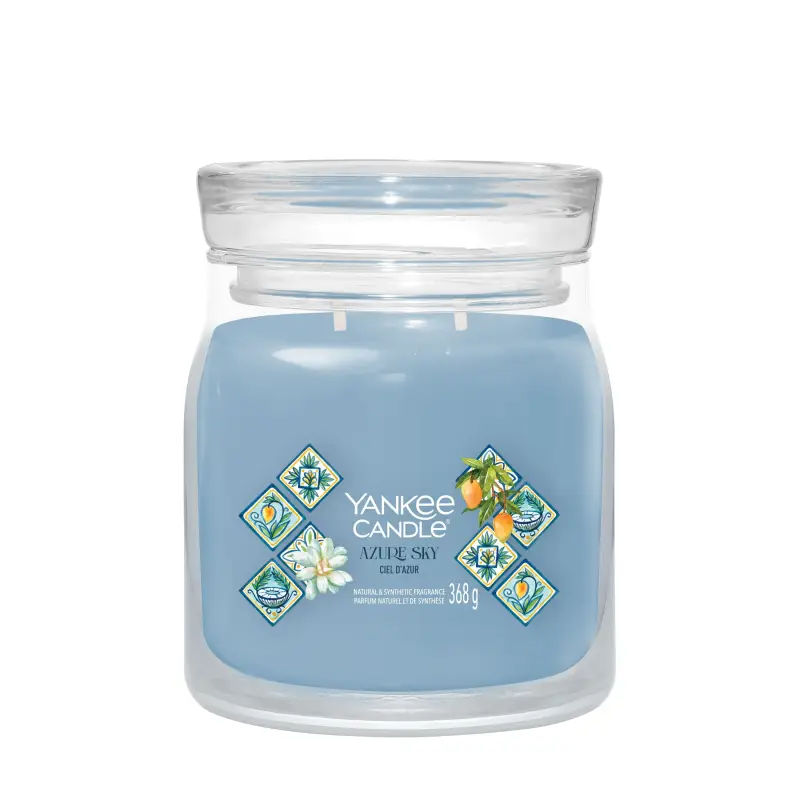 Signature Jar Candles Azure Sky 368g - MEDIUM - Candele profumate