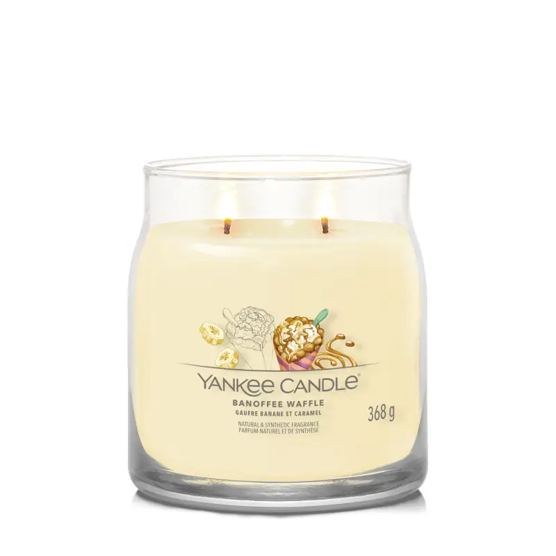 Signature Jar Candles Banoffee Waffle 368g - MEDIUM - Candele profumate miniatura 2