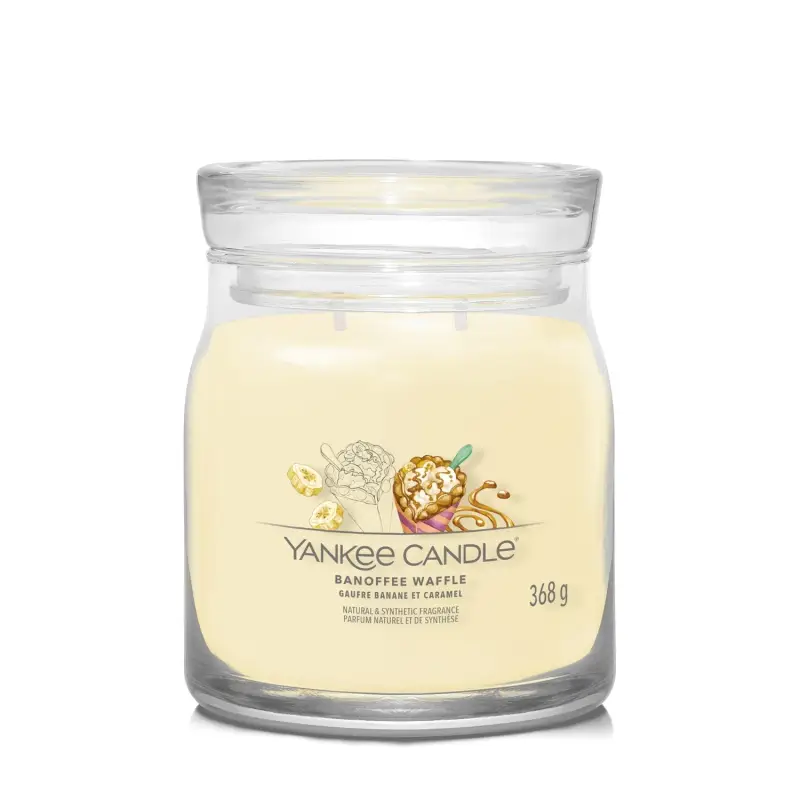 Signature Jar Candles Banoffee Waffle 368g - MEDIUM - Candele profumate
