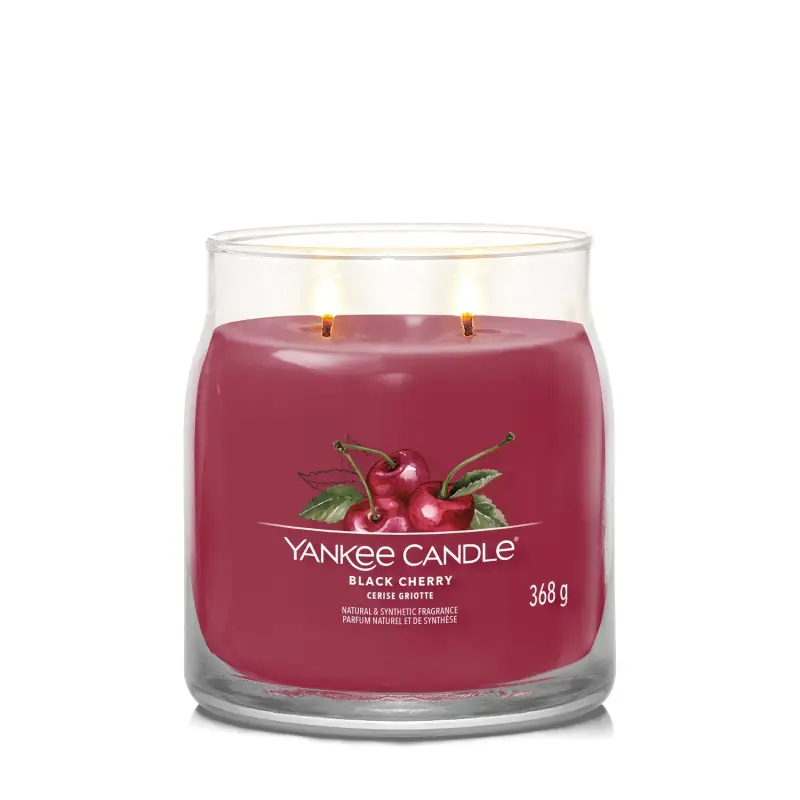 Signature Jar Candles Black Cherry 368g - MEDIUM - Candele profumate miniatura 2