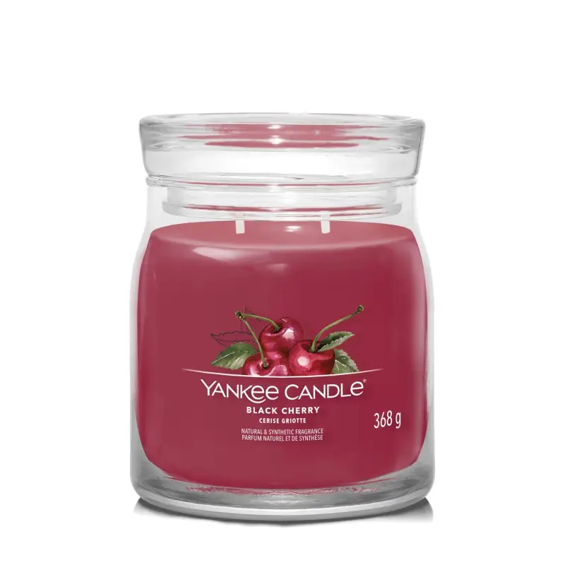 Signature Jar Candles Black Cherry 368g - MEDIUM - Candele profumate