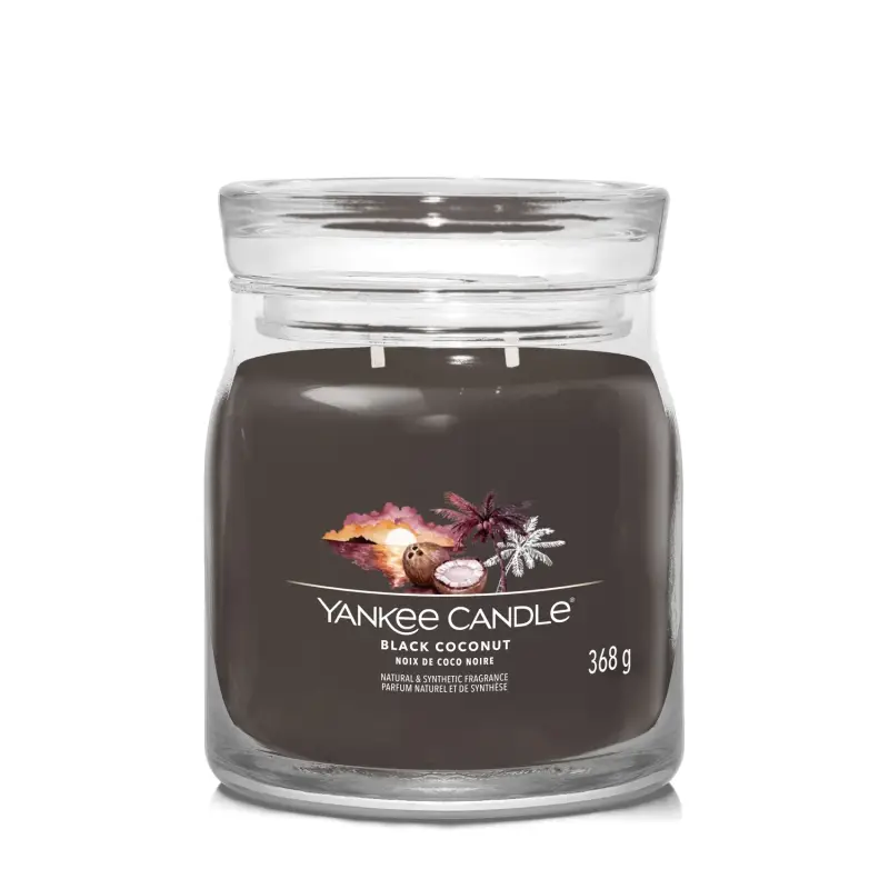 Signature Jar Candles Black Coconut 368g - MEDIUM - Candele profumate
