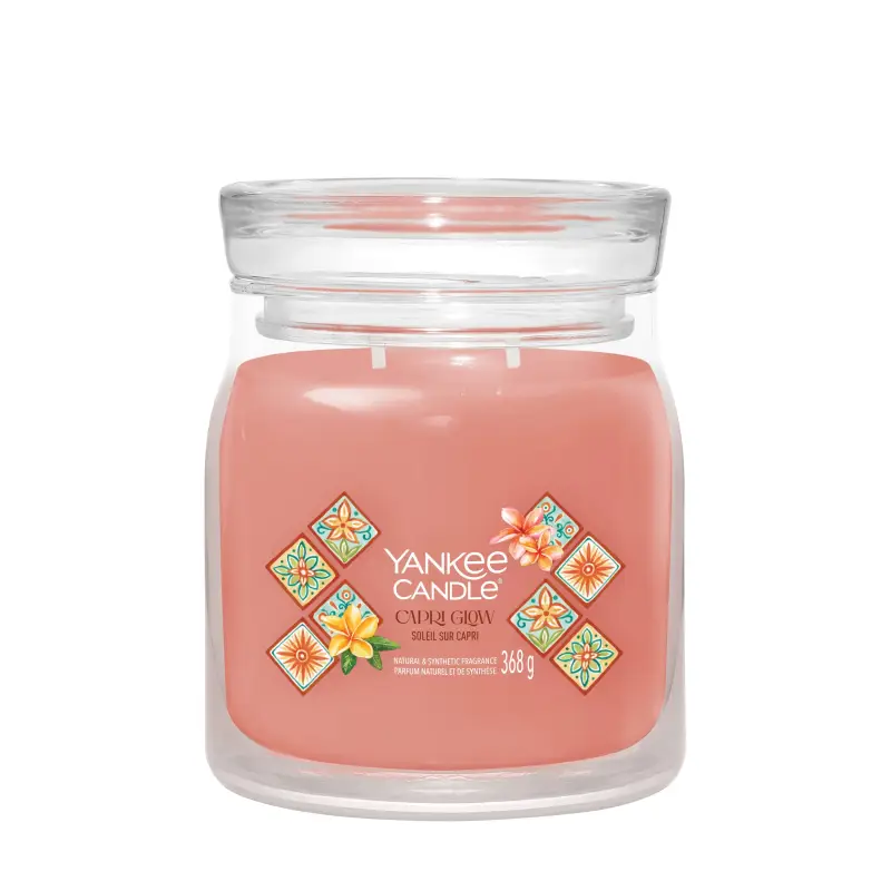 Signature Jar Candles Capri Glow 368g - MEDIUM - Candele profumate
