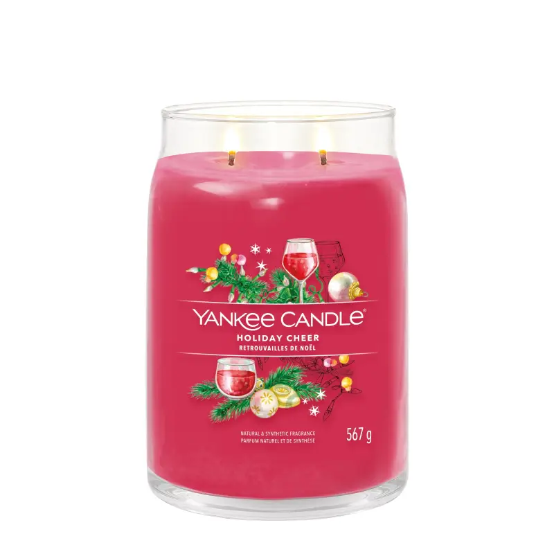Signature Jar Candles Holiday Cheer 567g - LARGE - Candele profumate miniatura 2