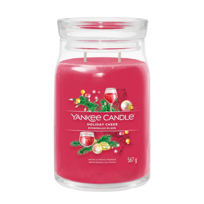 Signature Jar Candles Holiday Cheer 567g - LARGE - Candele profumate