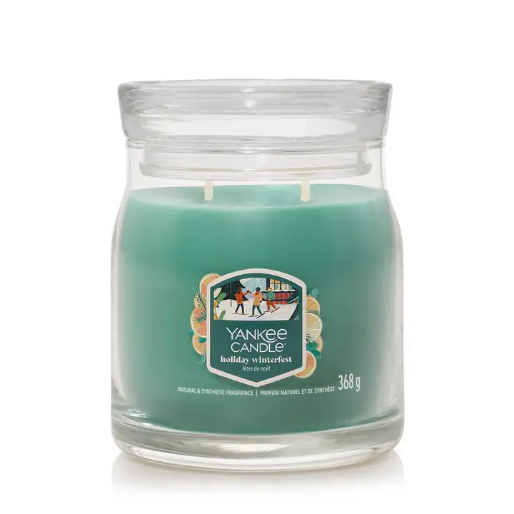 Signature Jar Candles Holiday Winterfest 368g - MEDIUM - Candele profumate