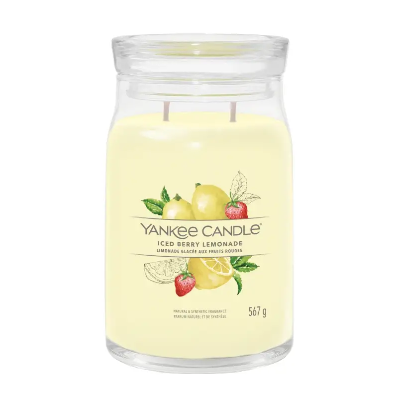 Signature Jar Candles Iced Berry Lemonade 567g - LARGE - Candele profumate