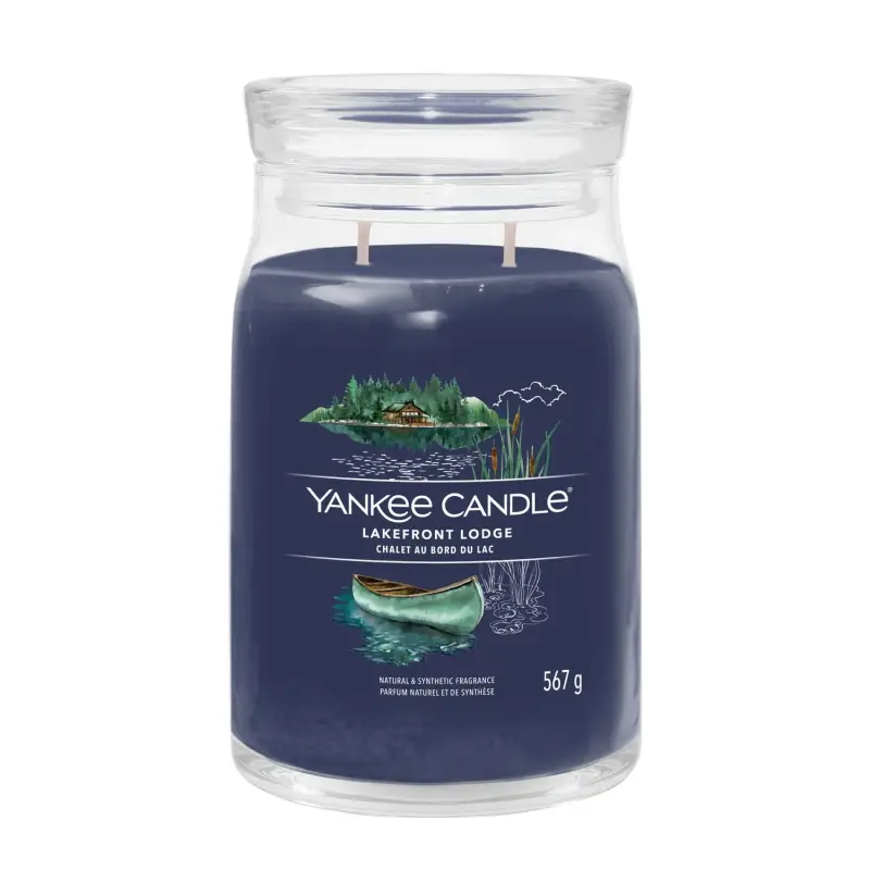Signature Jar Candles Lakefront Lodge 567g - LARGE - Candele profumate