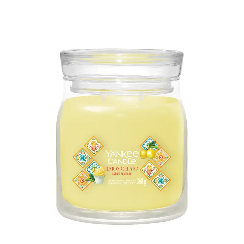 Signature Jar Candles Lemon Gelato 368g - MEDIUM - Candele profumate