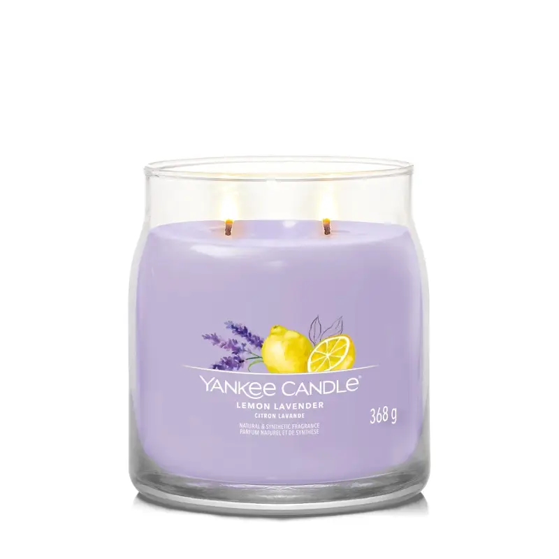 Signature Jar Candles Lemon Lavender 368g - MEDIUM - Candele profumate miniatura 2