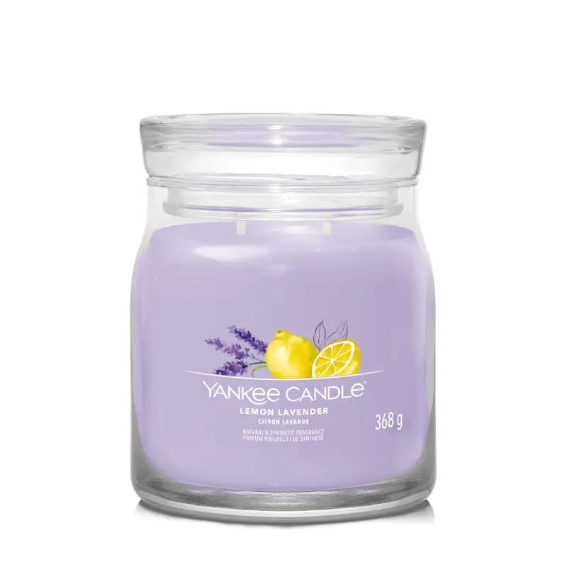 Signature Jar Candles Lemon Lavender 368g - MEDIUM - Candele profumate