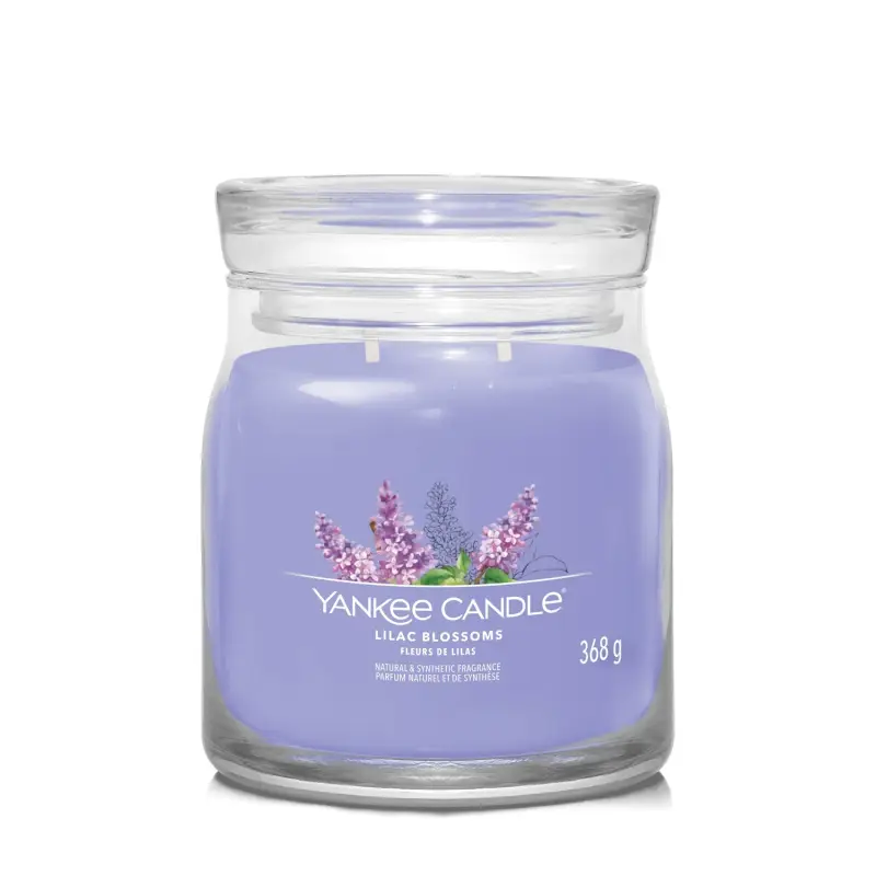 Signature Jar Candles Lilac Blossoms 368g - MEDIUM - Candele profumate