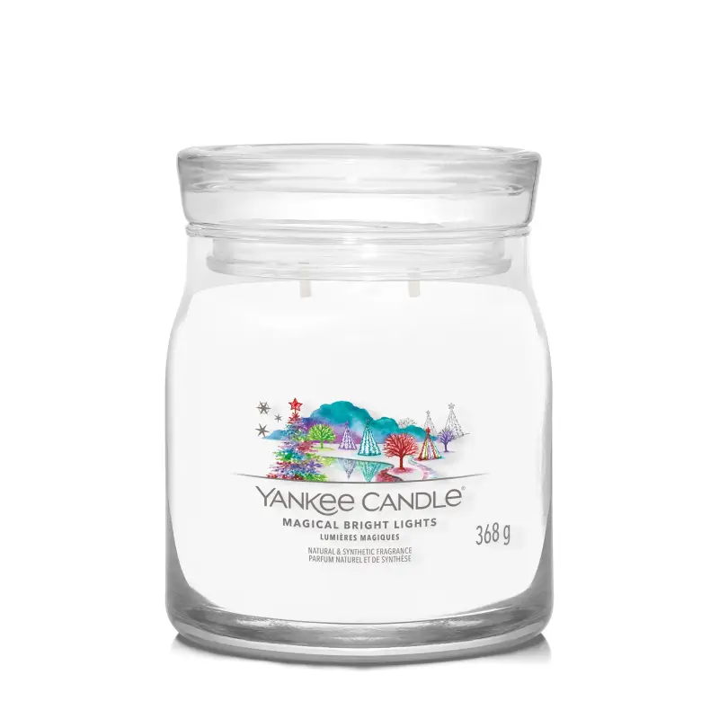 Signature Jar Candles Magical Bright Lights 368g - MEDIUM - Candele profumate