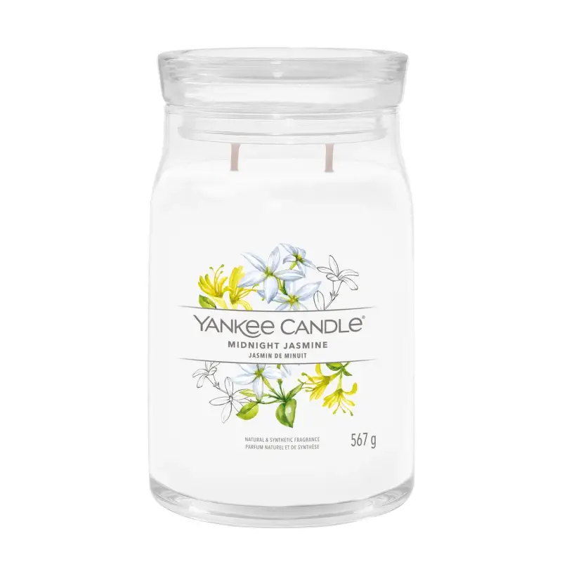 Signature Jar Candles Midnight Jasmine 567g - LARGE - Candele profumate