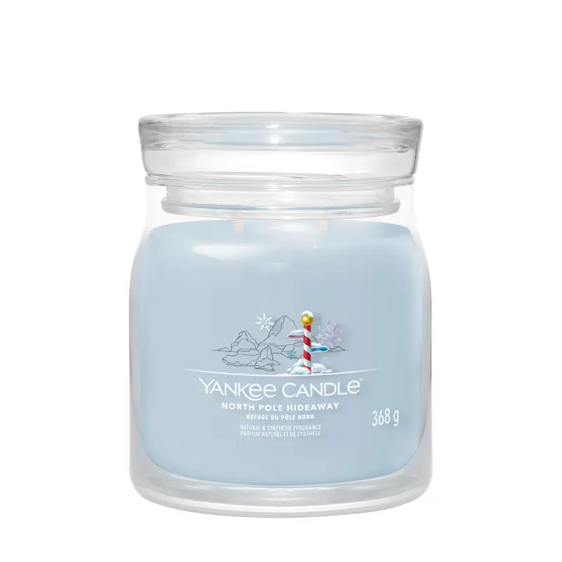 Signature Jar Candles North Pole Hideaway 368g - MEDIUM - Candele profumate
