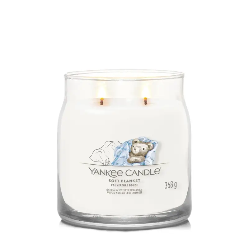 Signature Jar Candles Soft Blanket 368g - MEDIUM - Candele profumate miniatura 2