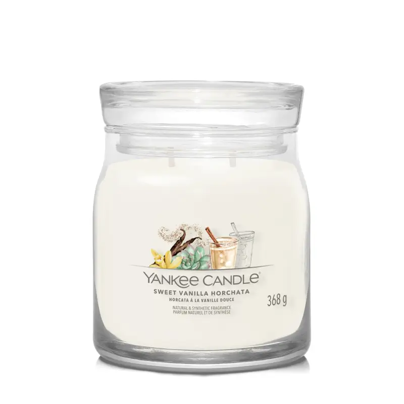 Signature Jar Candles Sweet Vanilla Horchata 368g - MEDIUM - Candele profumate