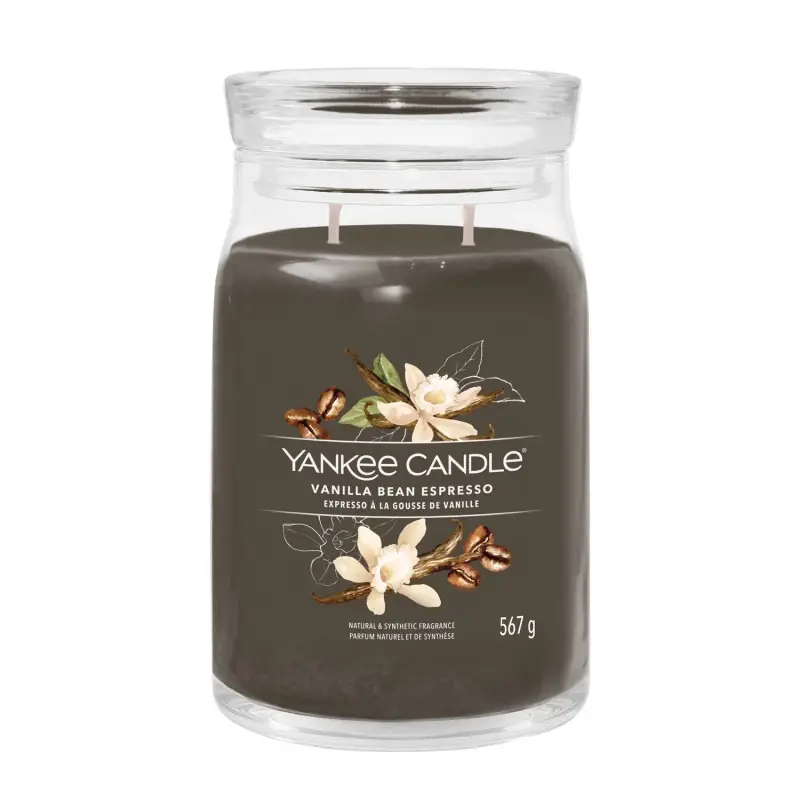 Signature Jar Candles Vanilla Bean Espresso 567g - LARGE - Candele profumate