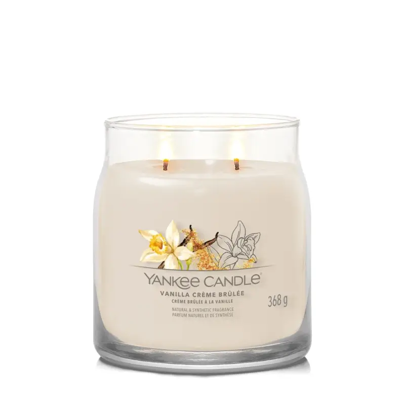 Signature Jar Candles Vanilla Crème Brûlée 368g - MEDIUM - Candele profumate miniatura 2